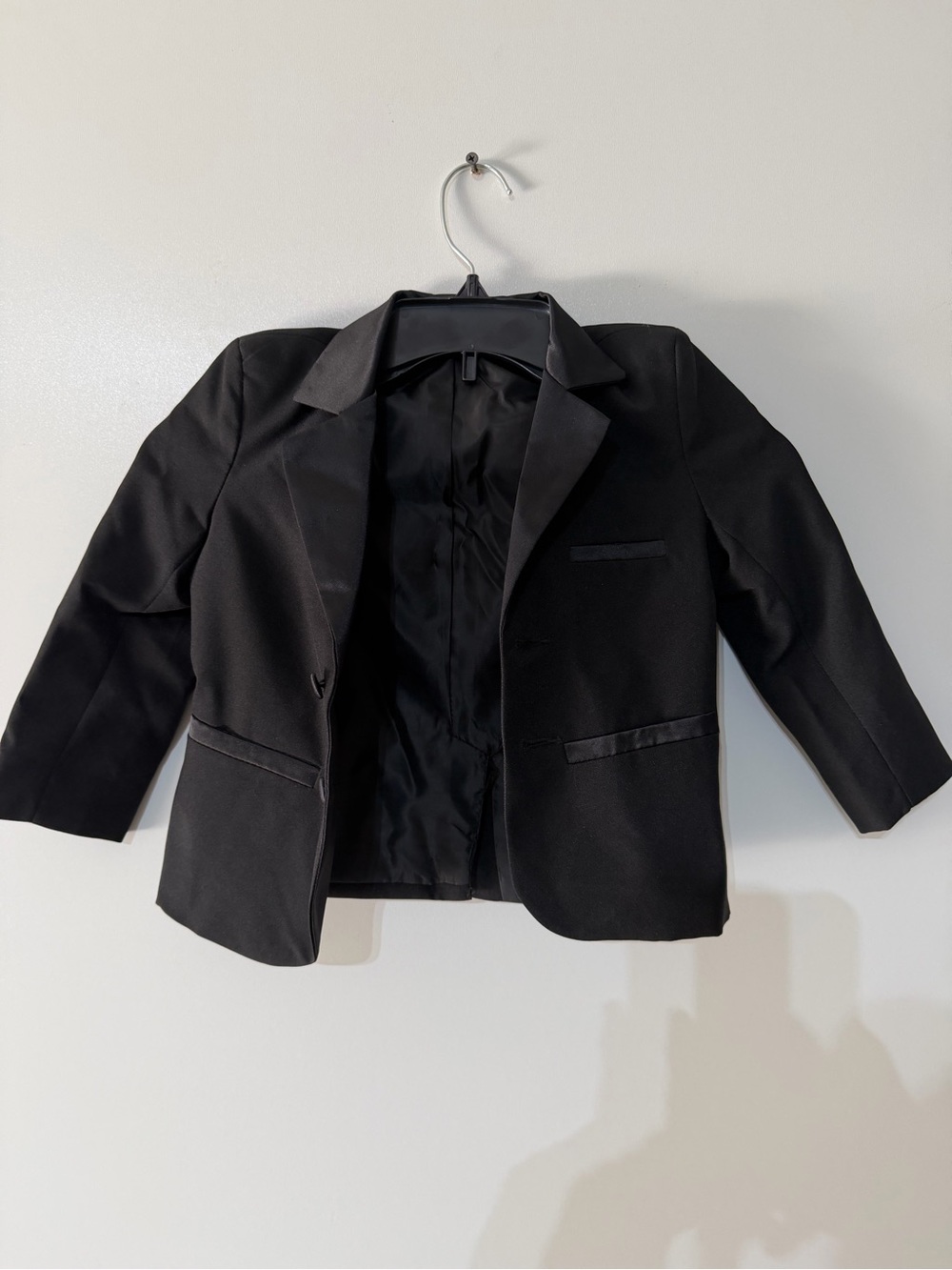 Children's Black Blazer Jacket - Classic Formal Style